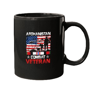 Discover Afghanistan Combat Veteran US Veteran Military Mugs