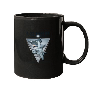 Discover F 22 Raptor US Airborne Fighter Pilot Mugs