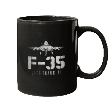 Discover F 35 Lightning II US Airborne Fighter Pilot Mugs