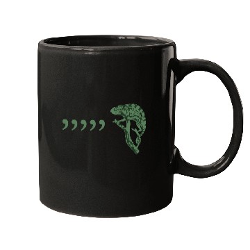 Discover Comma chameleon Mugs