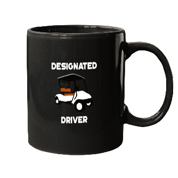 Discover Designated Driver Mugs Funny Golf Cart Golfers