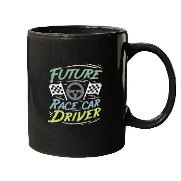 Discover Future Race Car Driver Kids Racing Driver Gift Mugs