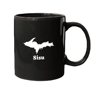 Discover Sisu Upper Peninsula Michigan Yooper U.P. 906 Mugs