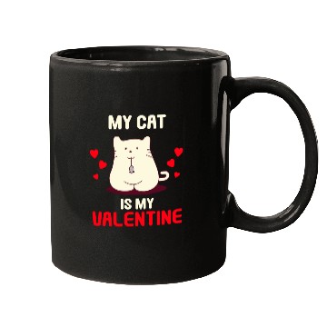 Discover My Cat Valentine Mugs