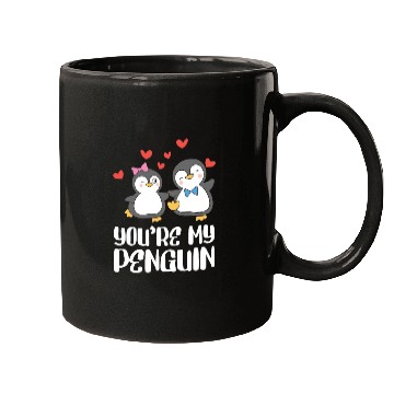 Discover You're my Penguin Valentines Day Couples Mugs