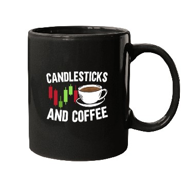 Discover Candlesticks And Coffee Trader Caffeine Lover Mugs