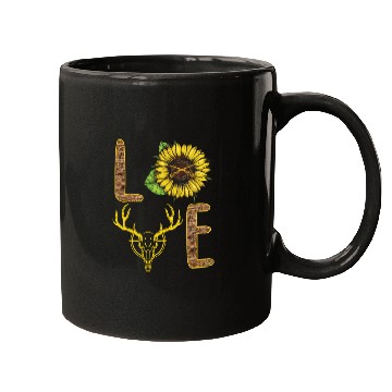 Discover Hunting Love Sunflower Mugs