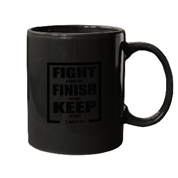 Discover Keep The Faith Bible Verse Mugs