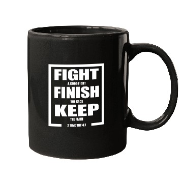 Discover Keep The Faith Bible Verse Mugs