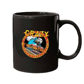 Discover crazy train logo Mugs