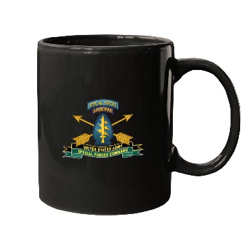 Discover Army US Army Special Forces Command SSI Mugs