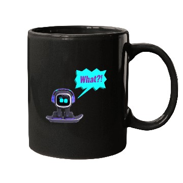 Discover EMO Robot Sticker Mugs