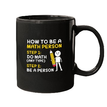Discover Math How To Be A Math Person Mugs