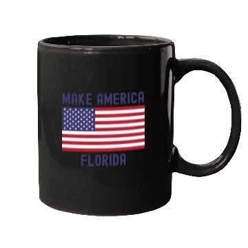 Discover Make America Florida American Flag DeSantis 2024 Mugs
