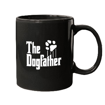 Discover Dog Dad Dogs The Dogfather Mugs