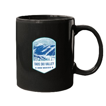 Discover Ski Taos Valley New Mexico Mugs