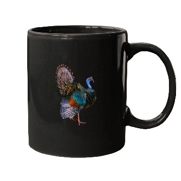 Discover Iridescent Ocellated Turkey Mugs