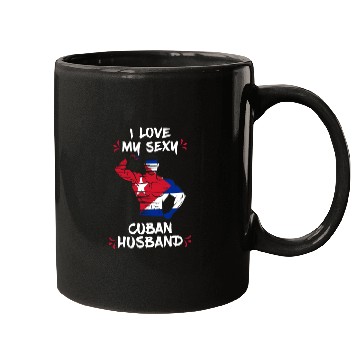 Discover I Love My Cuban husband Mugs