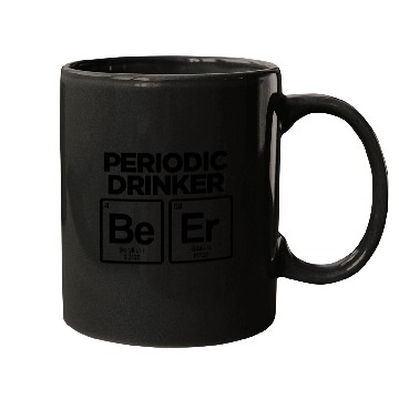 Discover PERIODIC DRINKER FUNNY BEER PERIODIC TABLE Mugs