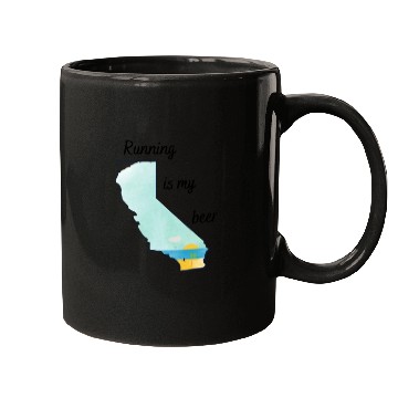 Discover Running is my beer Mugs