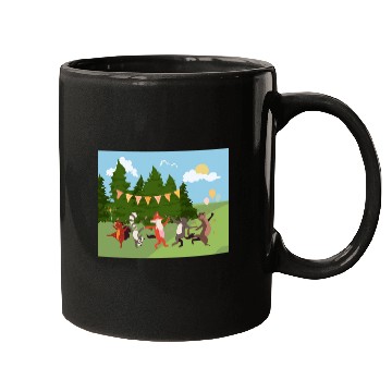 Discover Wild Animals: Forest Fiesta Mugs