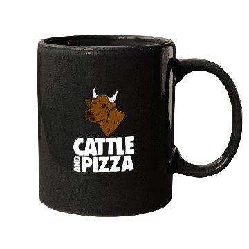 Discover Cattle And Pizza Mugs