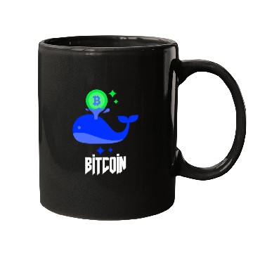 Discover Bitcoin whale Mugs