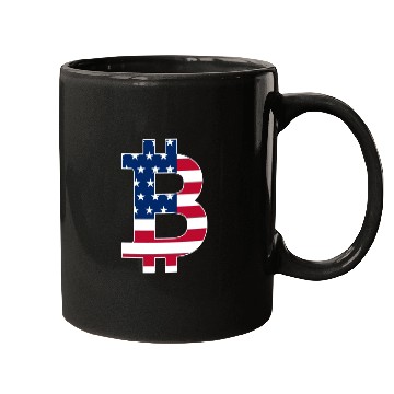 Discover BITCOIN in USA style Mugs