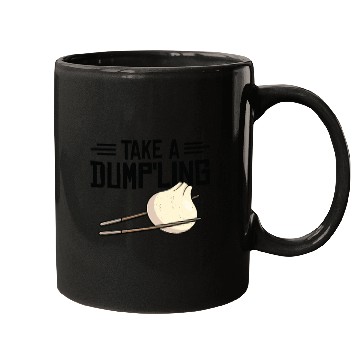 Discover Dumpling Asian Food Chinese Food Fan Mugs