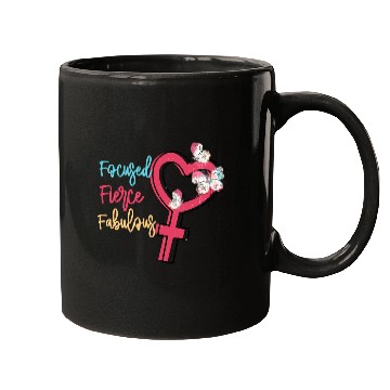 Discover Focused Fierce Fabulous sublimation Mugs