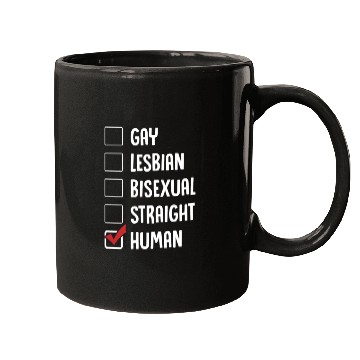 Discover Human Gender Checklist Mugs