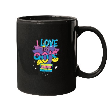 Discover I Love The 90's Retro Mugs