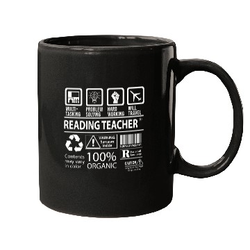 Discover Reading Teacher Mugs - Multitasking Job Gift It