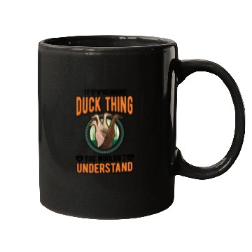 Discover It's A Running Duck Thing Mugs
