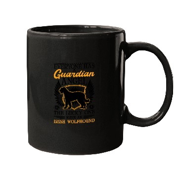 Discover Irish Wolfhound Guardian Angel Mugs