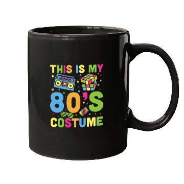 Discover This Is My 80s Costume Retro Mugs