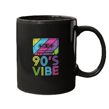 Discover 90's Vibe Retro Cassette Tape Music Mugs