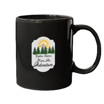 Discover Explore nature Have an Adventure gift Mugs