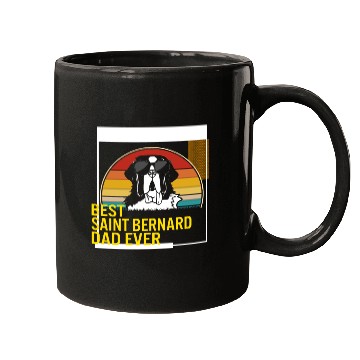 Discover Best Saint Bernard Dad Ever Mugs