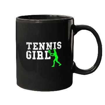 Discover tennis girl Mugs