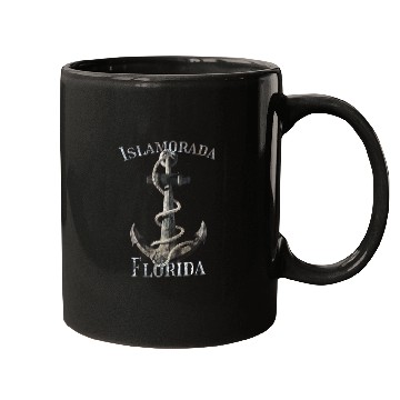 Discover Islamorada Florida Keys Nautical Anchor Sailing Mugs