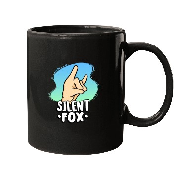 Discover Teacher Silent Fox For Quiet Student In Class Mugs