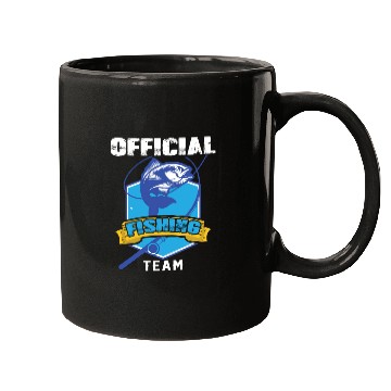 Discover Official fishing team Mugs