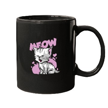 Discover Sweet cute baby cat meow Mugs
