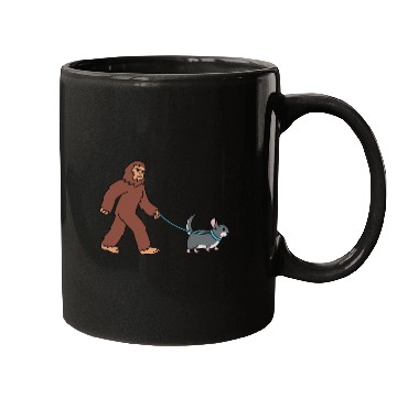 Discover Bigfoot Sasquatch Walking Chinchilla Mugs