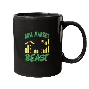 Discover Bull Market Beast Mugs