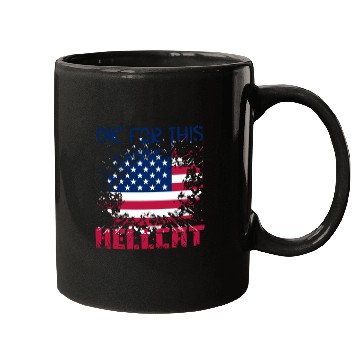 Discover Die For This Hellcat- Vintage US Flag Mugs