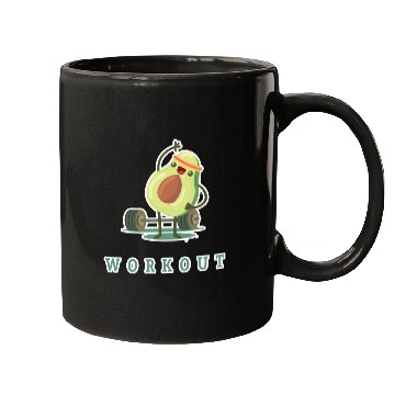 Discover Avocado Workout Mugs