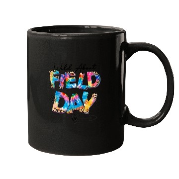 Discover Tie dye leopard Wild About Field Day Teacher Kids Mugs