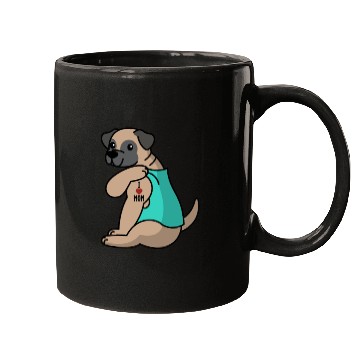 Discover I Love Mom Tattoo Bullmastiff Mugs